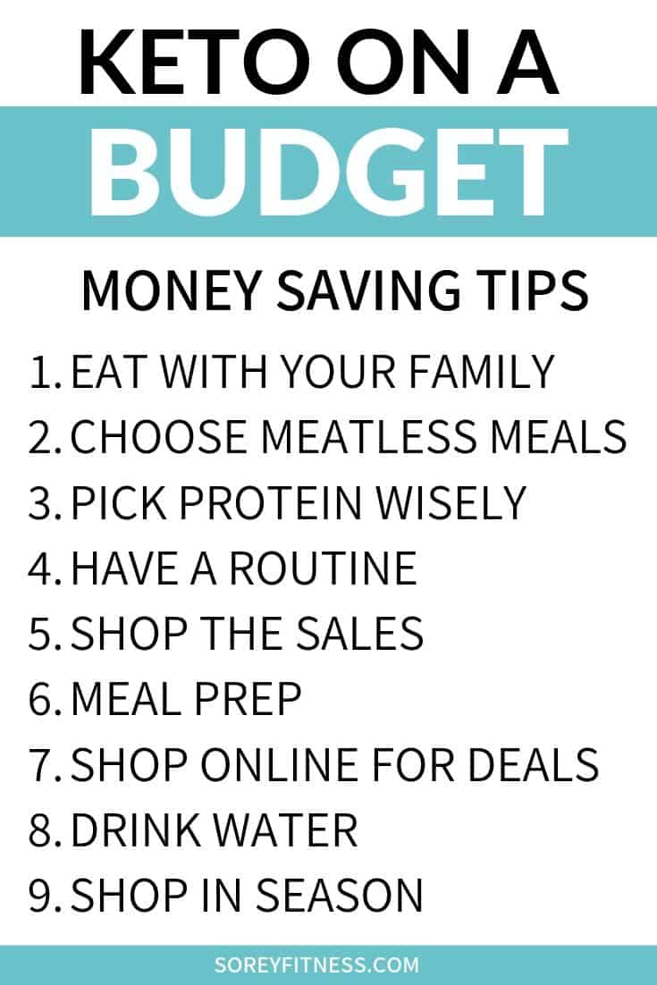 tips for eating keto on a budget