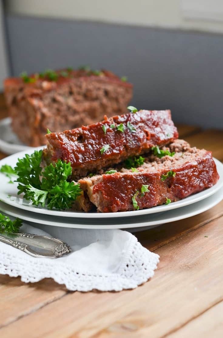 Paleo Meatloaf on a Plate is one of our favorite family Keto Ground Beef Recipes