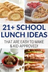 21+ Healthy School Lunch Ideas for Kids (Quick & Easy!)