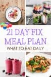 21 Day Fix 1200 Calorie Meal Plan with Containers (Plan A)