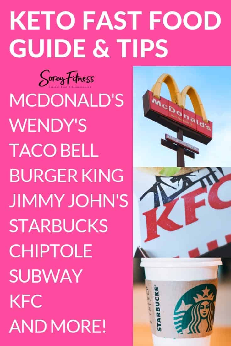 list of keto fast food restaurants shared below