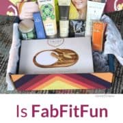 FabFitFun Pinterest Image with Box Open