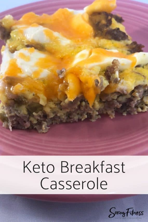 Keto Breakfast Casserole - Low Carb & Super Easy Make Ahead Recipe