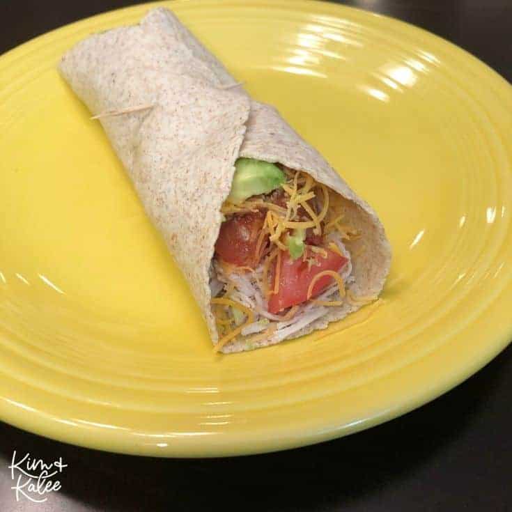 Keto Crockpot Taco Wrap