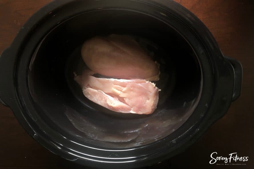 chicken breasts in a crockpot