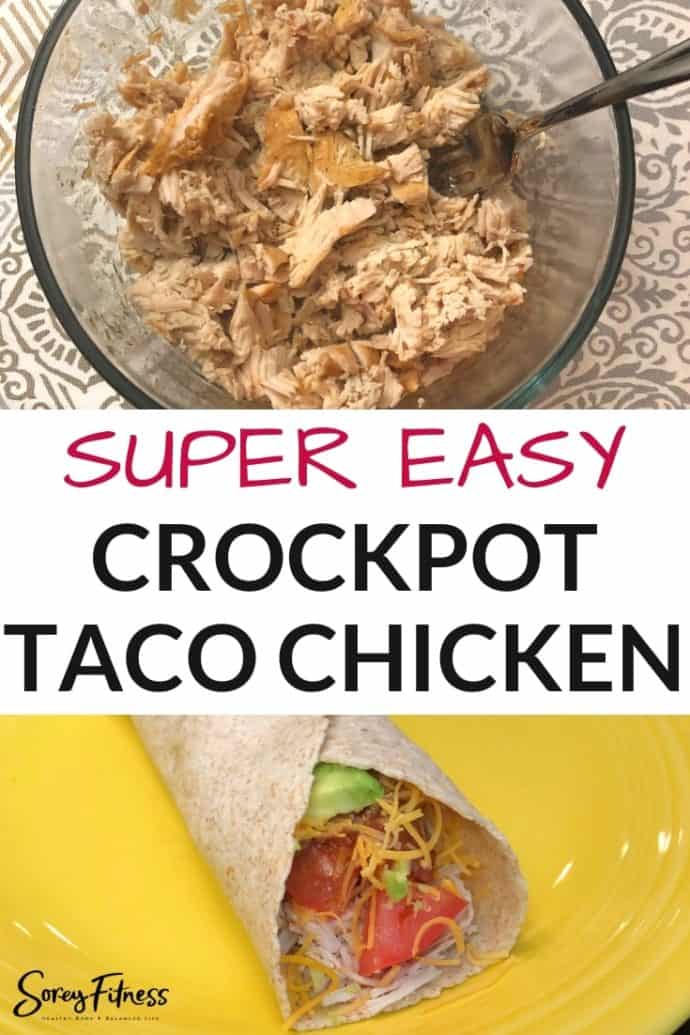 Crockpot Taco Meat Chicken without Salsa [Super Easy Dinner Recipe!]