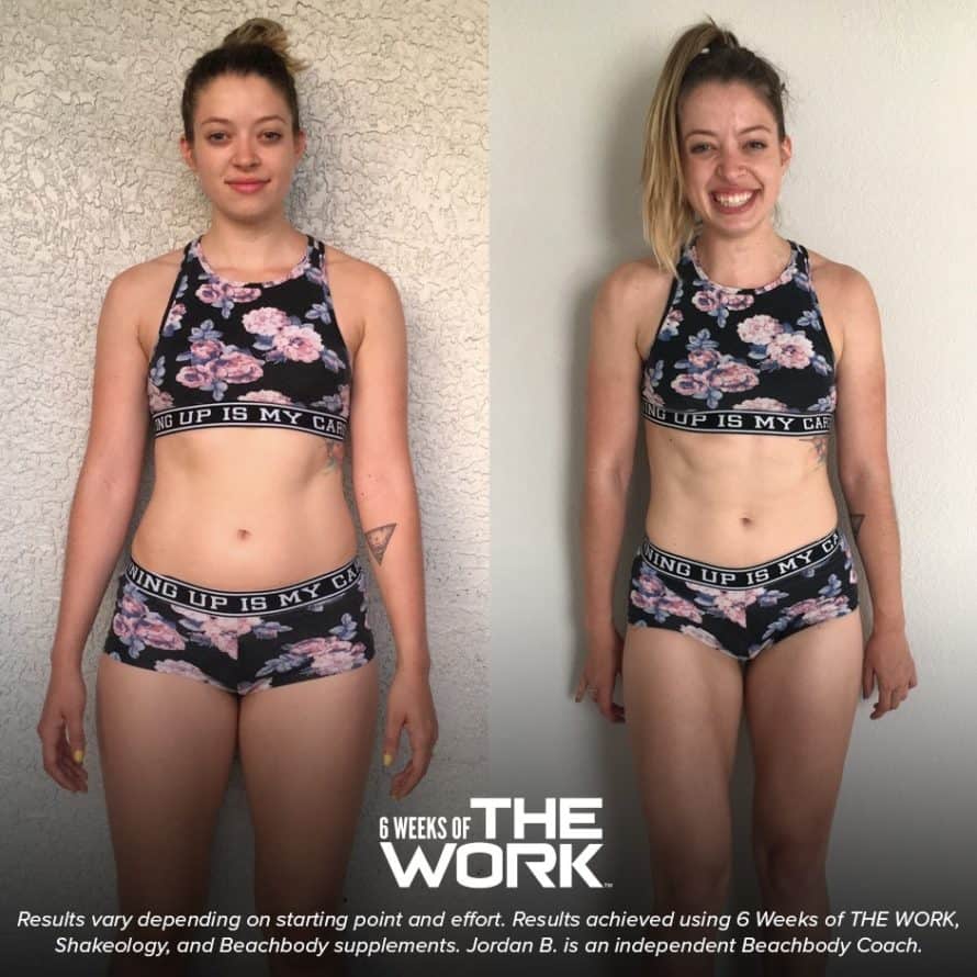 6 weeks of the work before and after