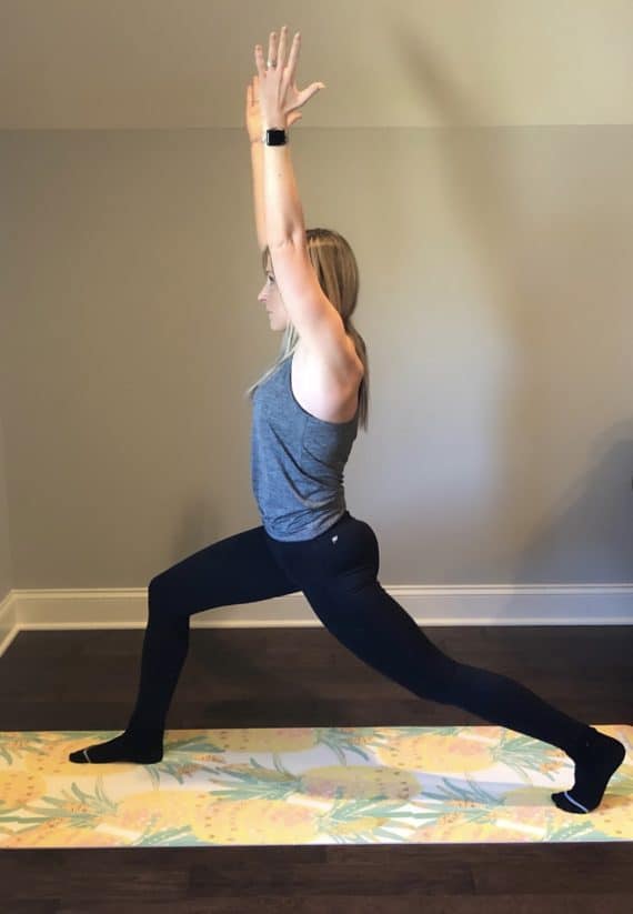 crescent lunge pose