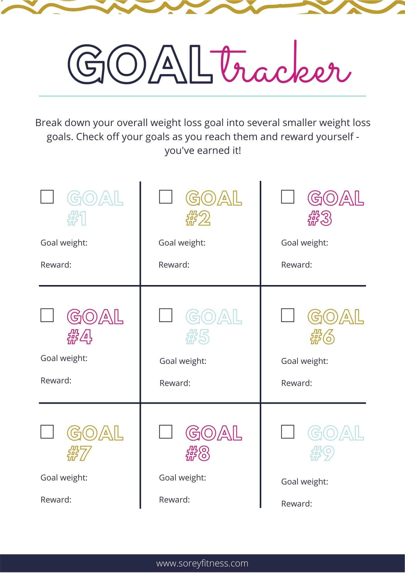 50 Non Food Weight Loss Rewards Goals Reward Chart