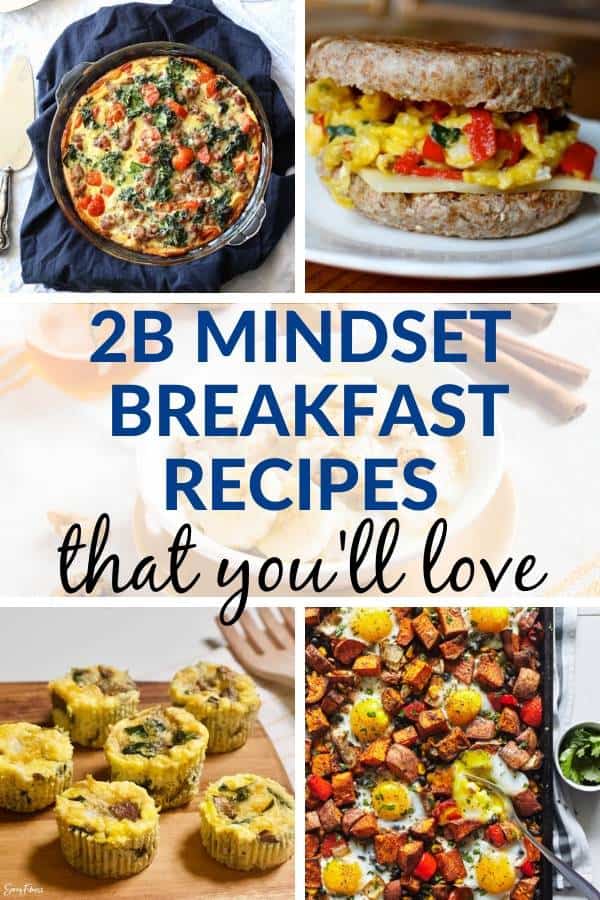 2b mindset breakfast recipes collage