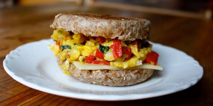 2b mindset breakfast sandwich