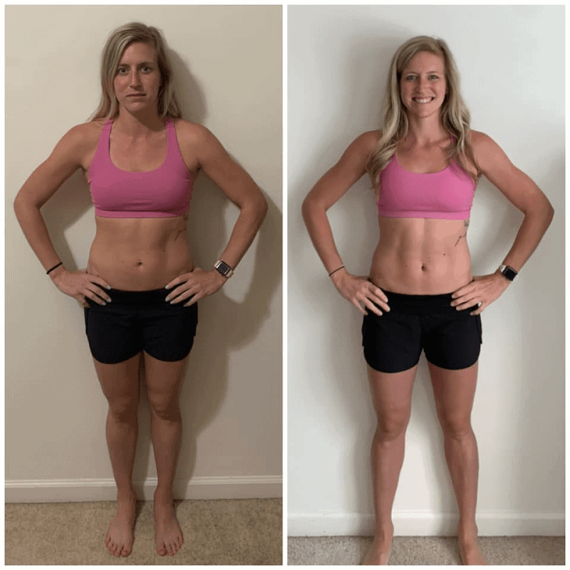 Muscle Burns Fat Before and After Photo