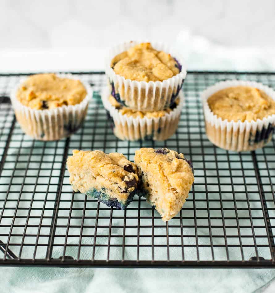 Best Paleo Blueberry Muffins (Easy No Almond Flour Recipe!)