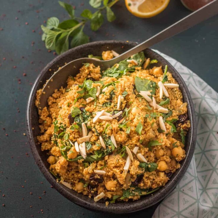 Image for Vegan Moroccan Couscous with Chick Peas