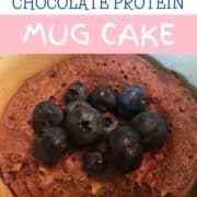 Protein Mug Cake with Berries