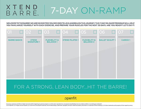 Xtend barre free online workouts