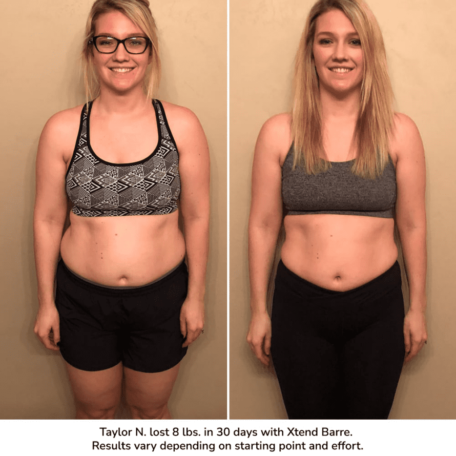 xtend barre before and after photos