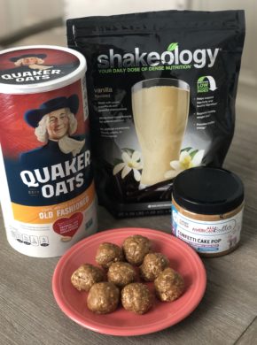 Vanilla Shakeology Protein Balls (No Bake Recipe!)