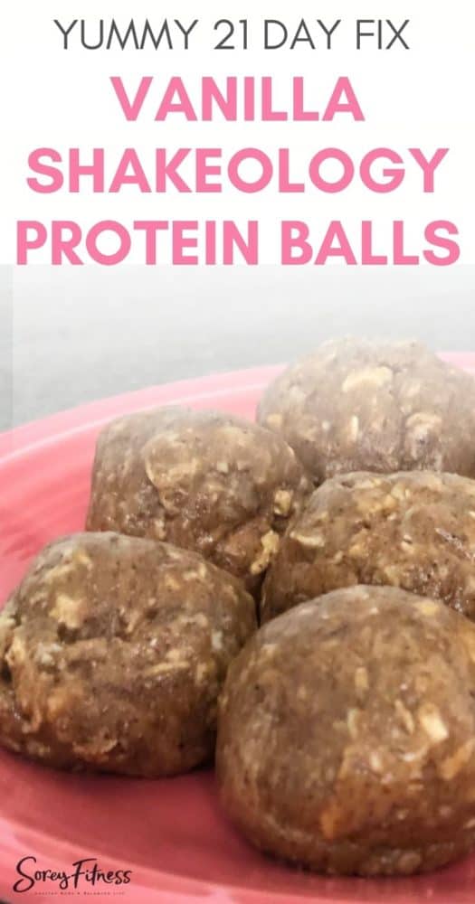 Vanilla Shakeology Protein Balls (No Bake Recipe!)