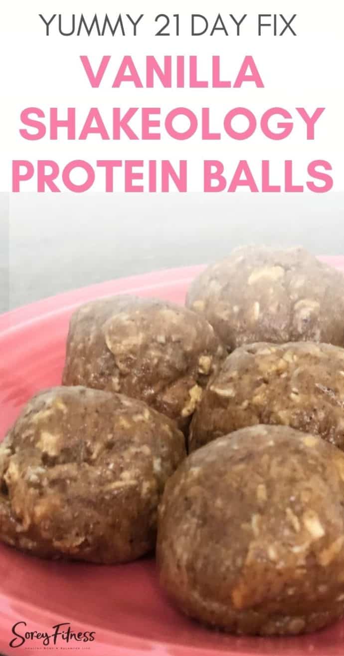 Vanilla Shakeology Protein Balls (No Bake Recipe!)