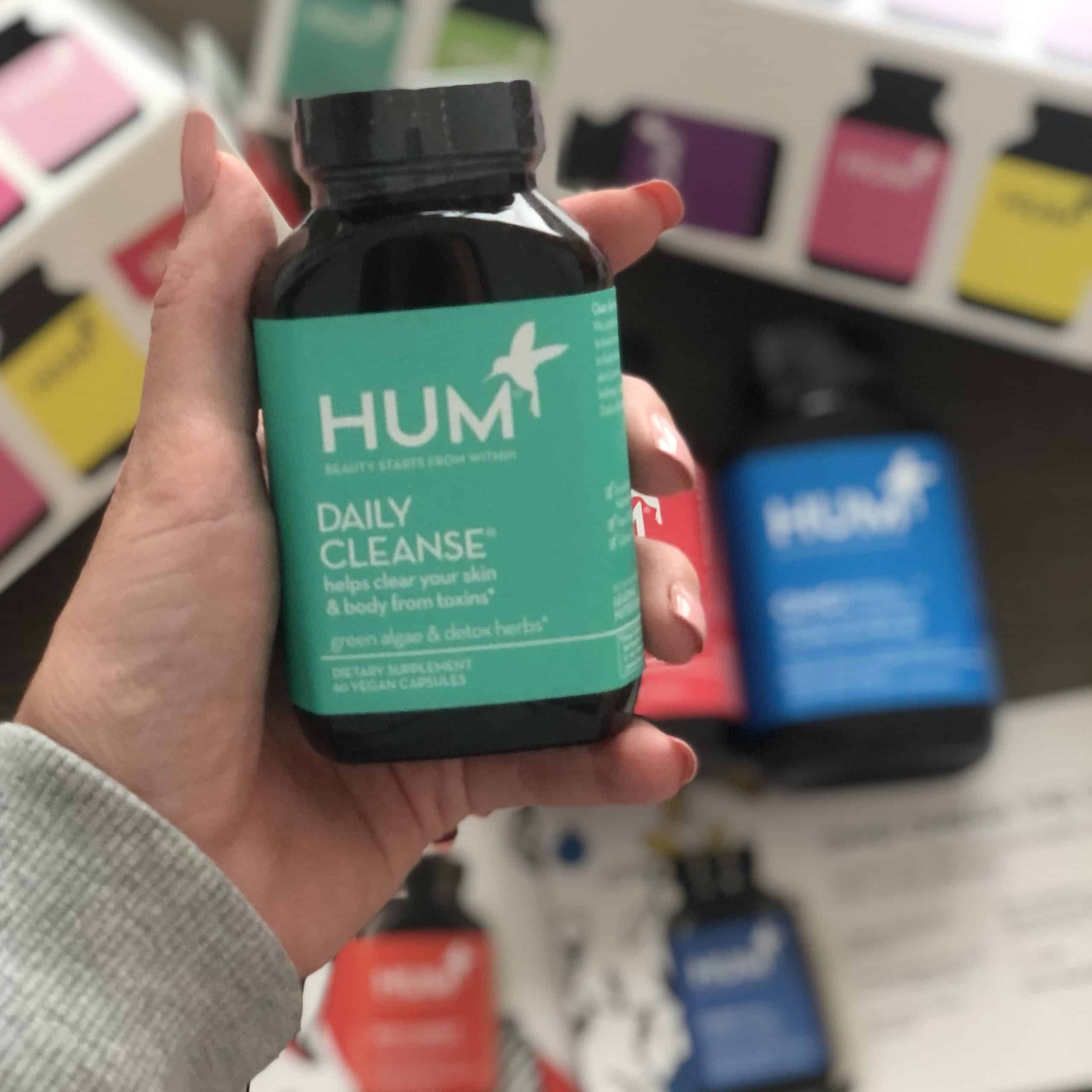 Hum daily cleanse bottle