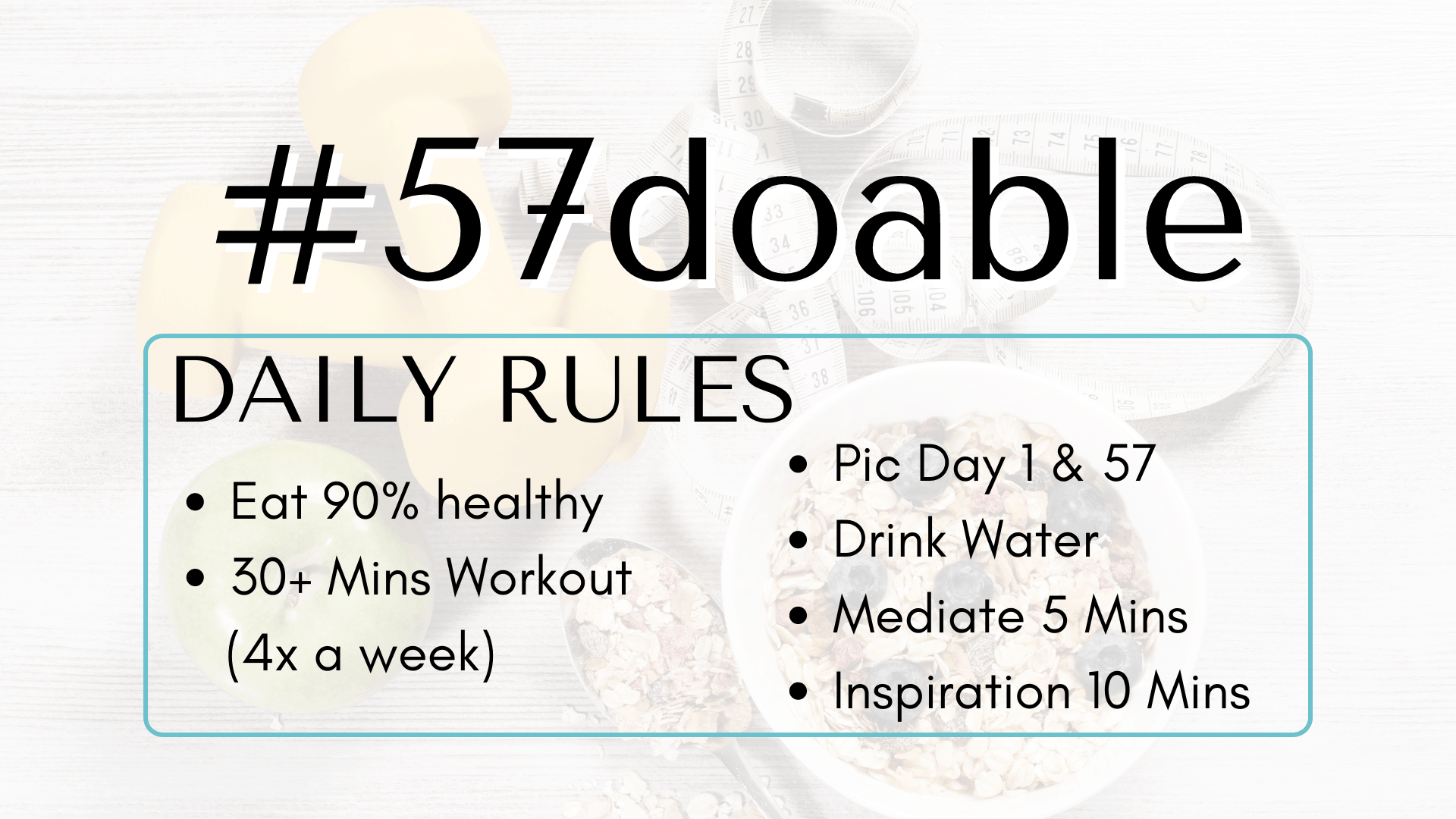 57Doable rules