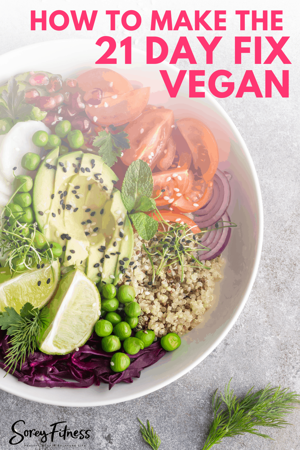 bowl of vegan food