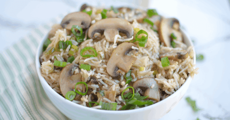 Image for Instant Pot Mushroom Rice Pilaf Recipe