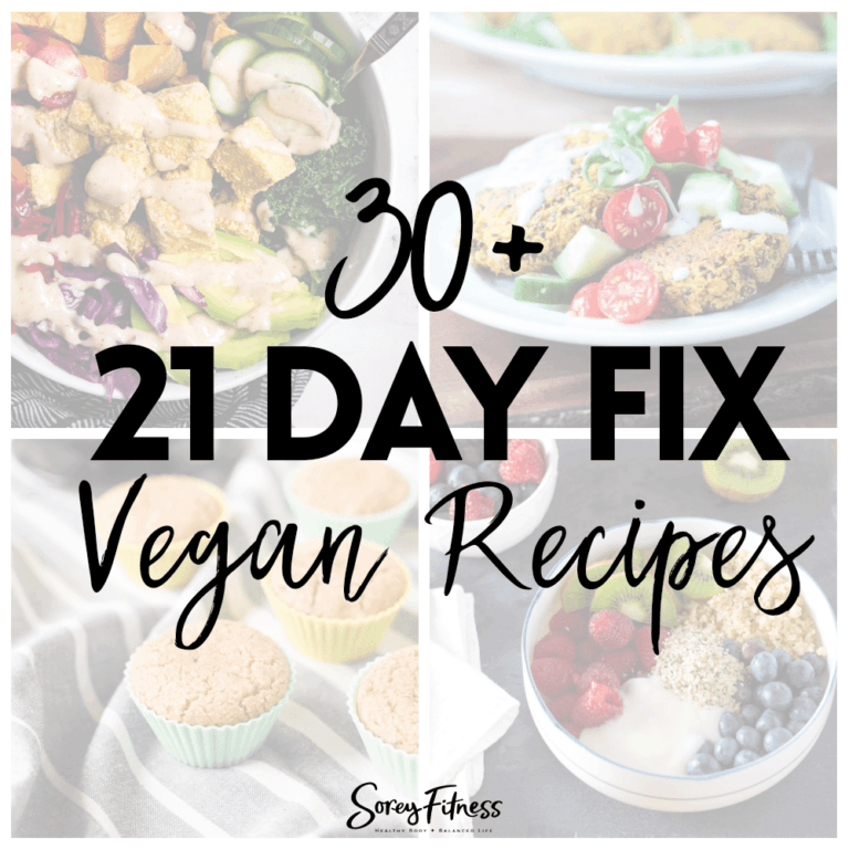 21 Day Fix Vegan Meal Plan Recipes & Containers