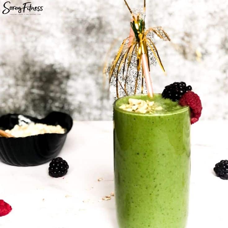 Simple Vegan Spinach and Banana Smoothie for Weight Loss (EASY!)