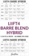 LIIFT4 Barre Blend Hybrid Calendar - Sorey Fitness by Kim and Kalee