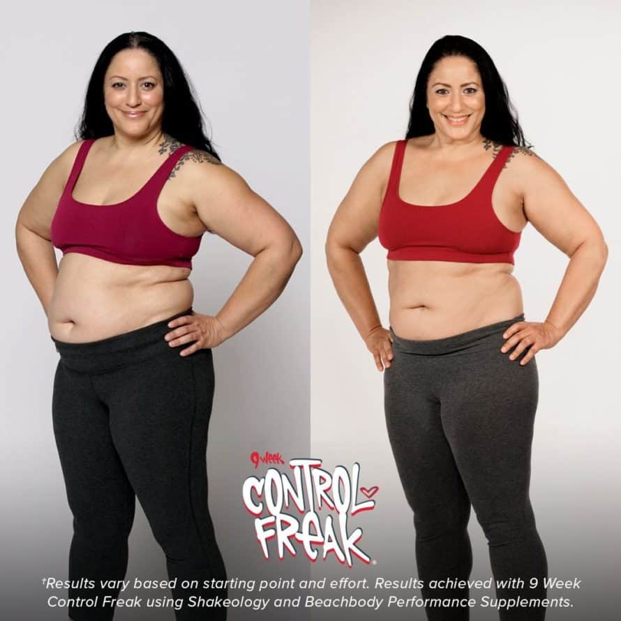 9 week control freak before and after photo
