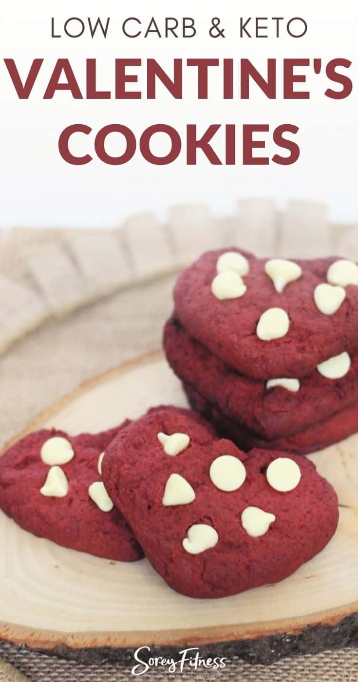 Low Carb and Keto Valentine's Day Cookies