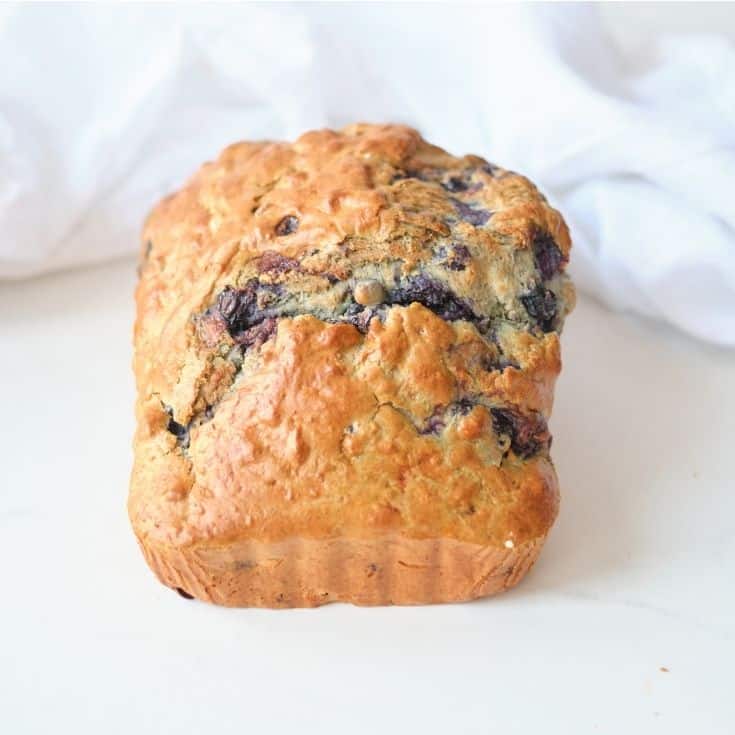 Air Fryer Blueberry Bread (Easy & Healthy Recipe)