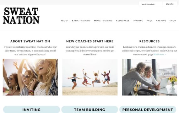 sweat nation beachbody coach training website