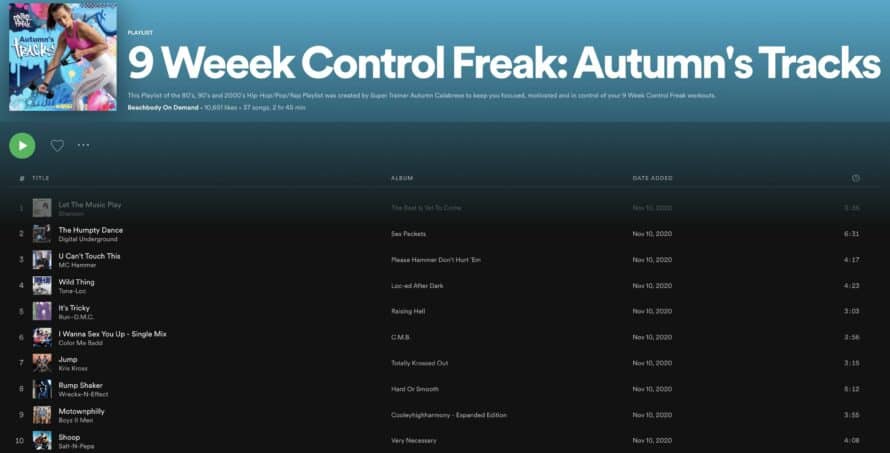 9 Week Control Freak Music