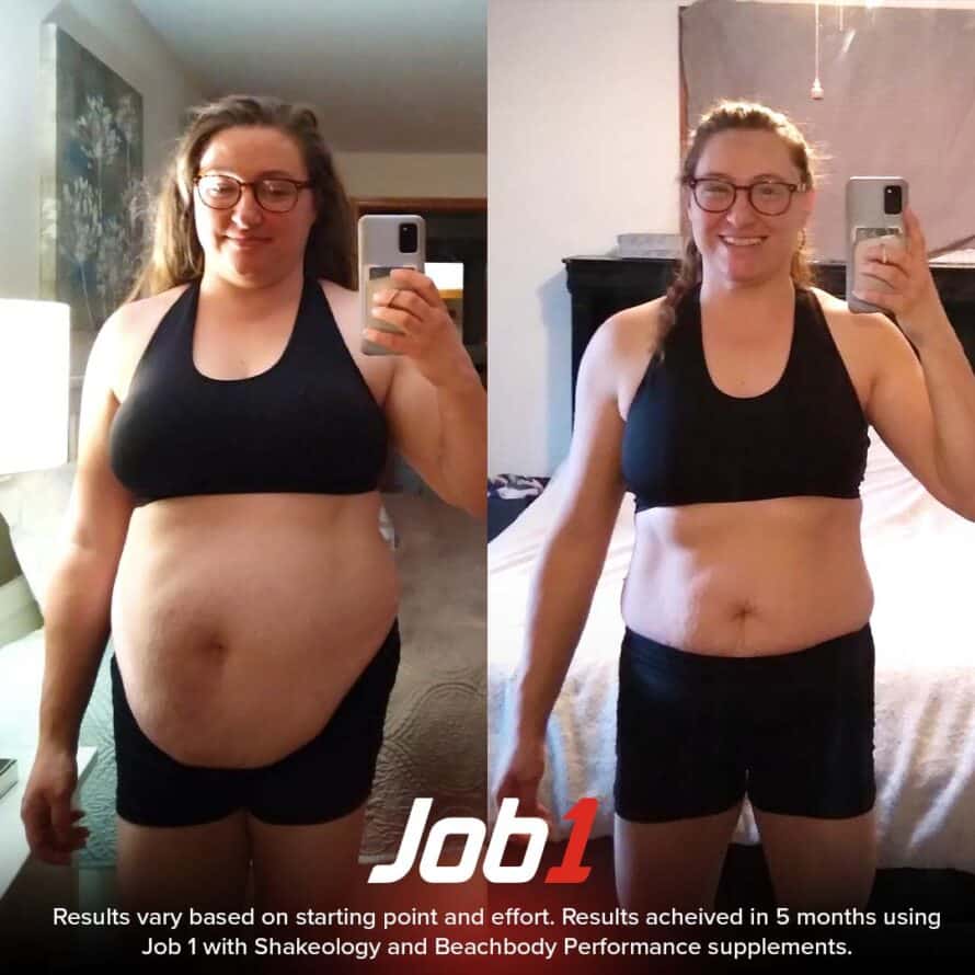 female Job 1 before and after