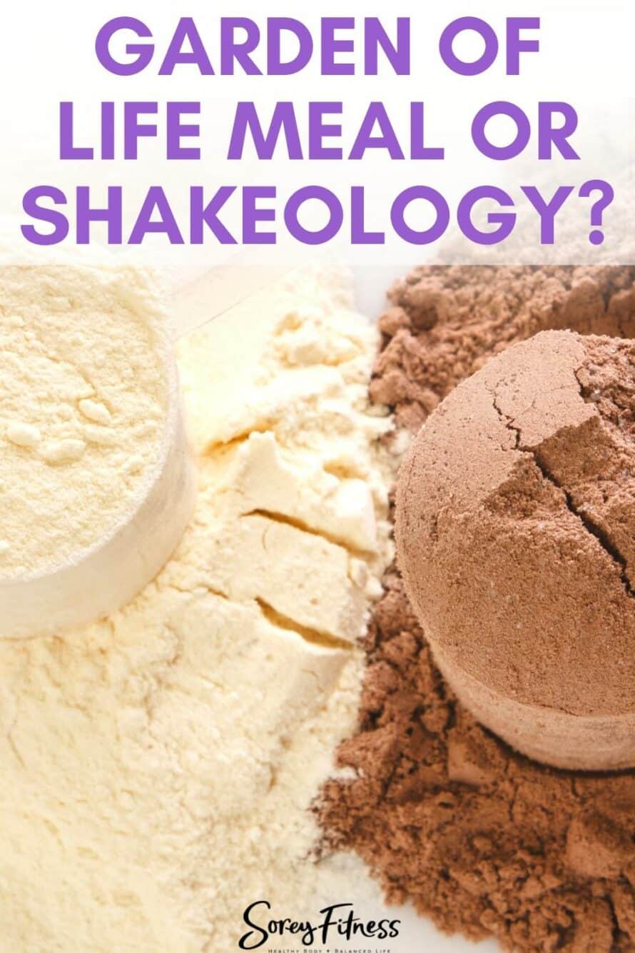 Shakeology vs Garden of Life's RAW Meal