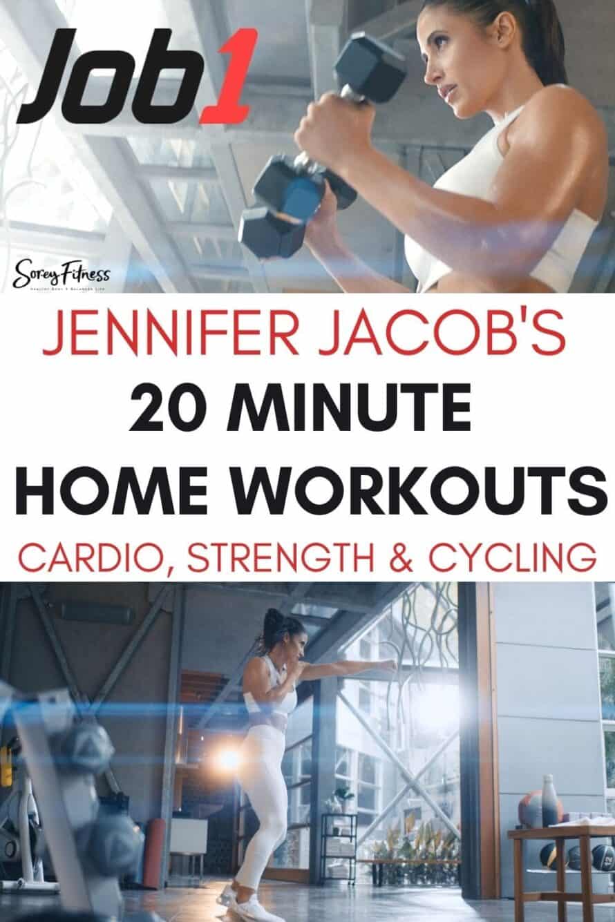 Jennifer Jacobs JOB 1 Workout Review Promo Pin