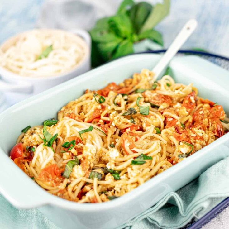Image for Keto Baked Feta Pasta with Palmini Noodles