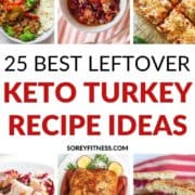 Best leftover Keto Turkey Recipes collage