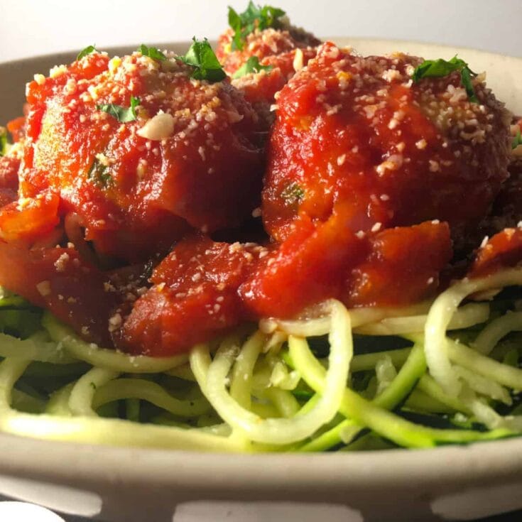 Image for Meatballs with Zoodles
