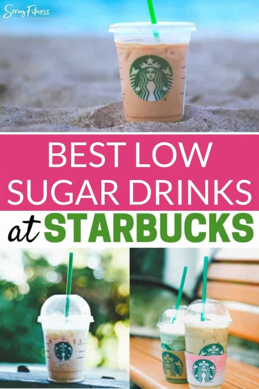 Best Low Sugar Starbucks Drinks Collage
