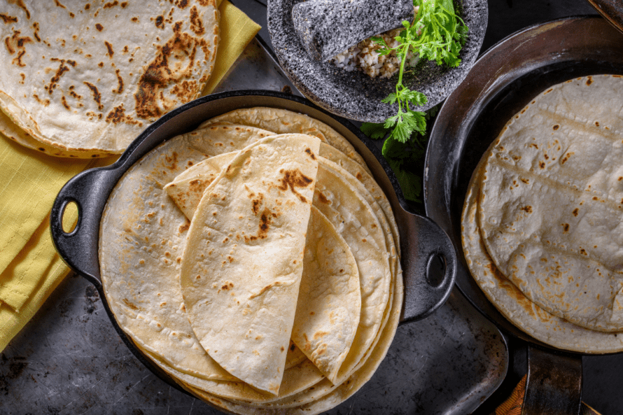 stack of Corn Tortillas 