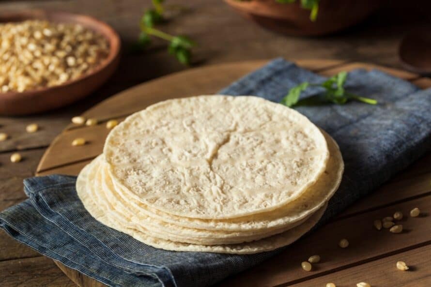 stack of Corn Tortillas