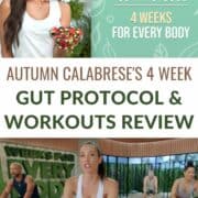 4 week gut protocol review collage