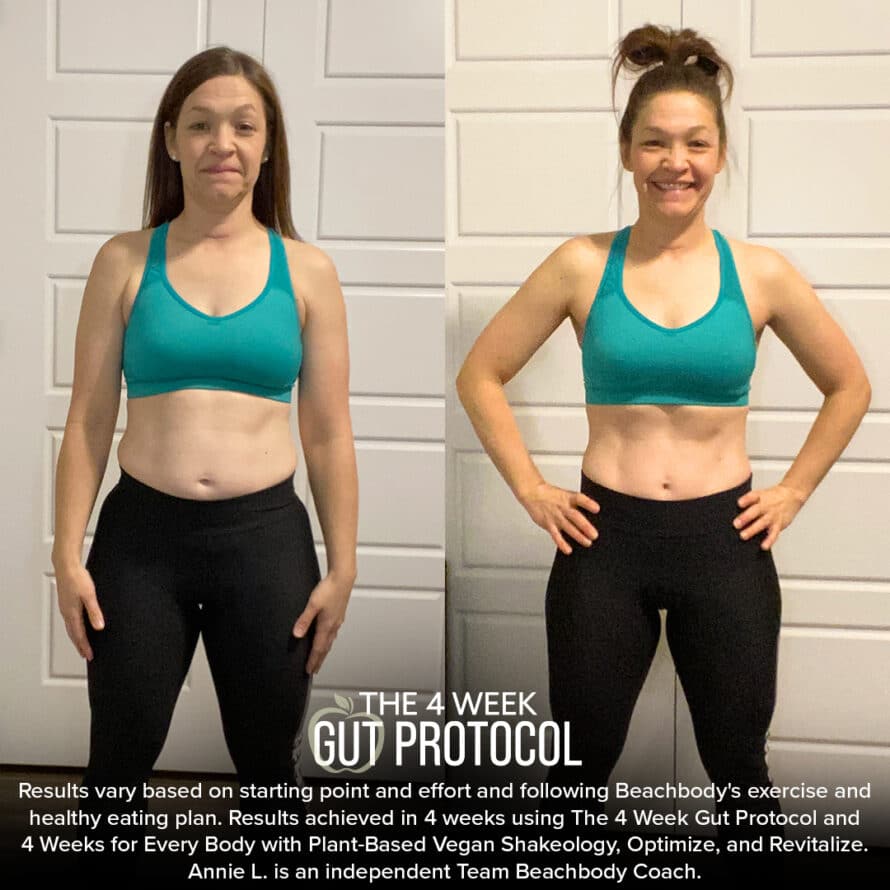 The 4 Week Gut Protocol before and after