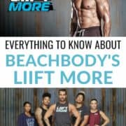 Collage of Joel and the cast - In the middle text overlay reads Everything to Know About Beachbody's LIIFT MORE