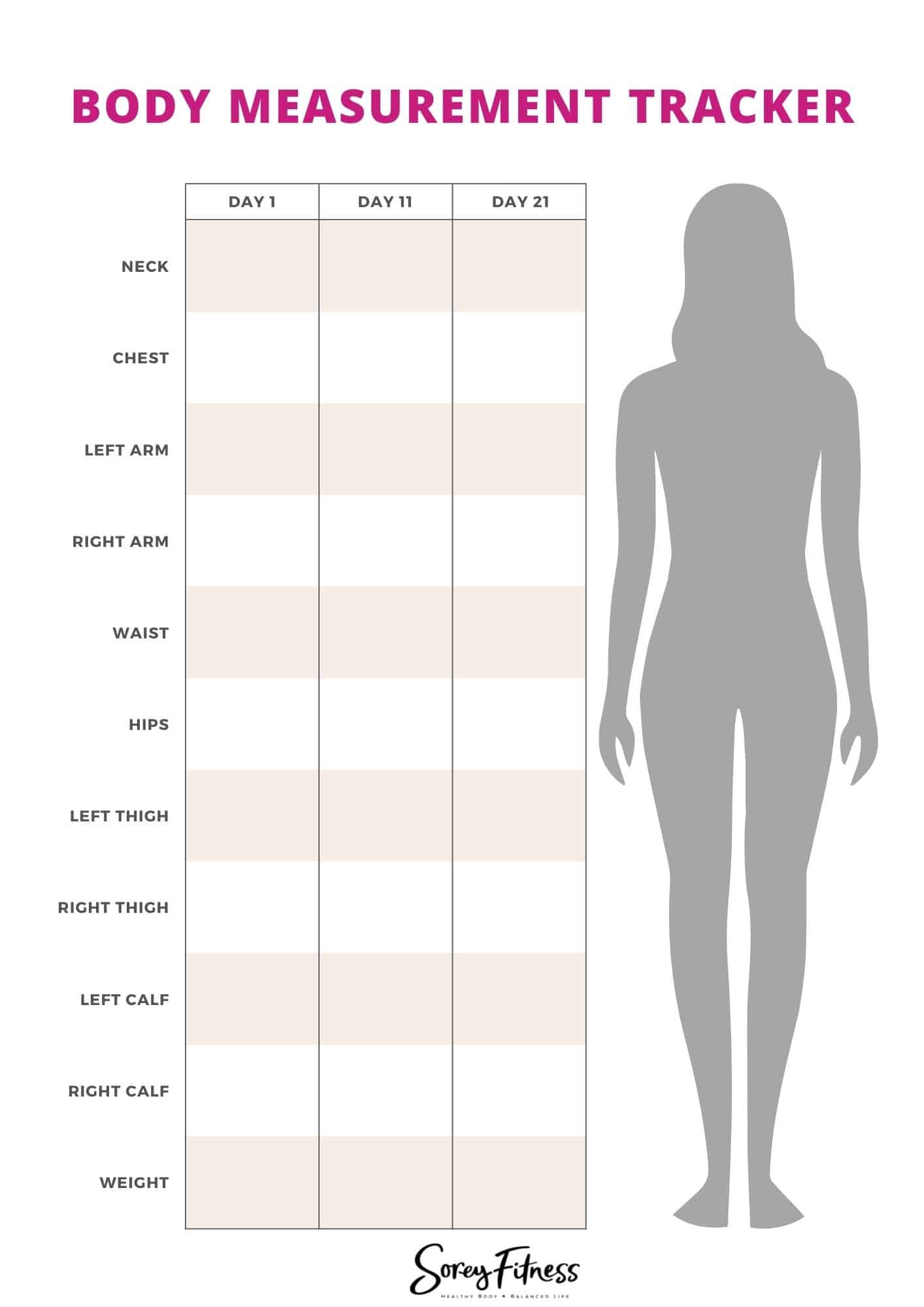 Best Free Weight Loss Tracker Printable Template 2024