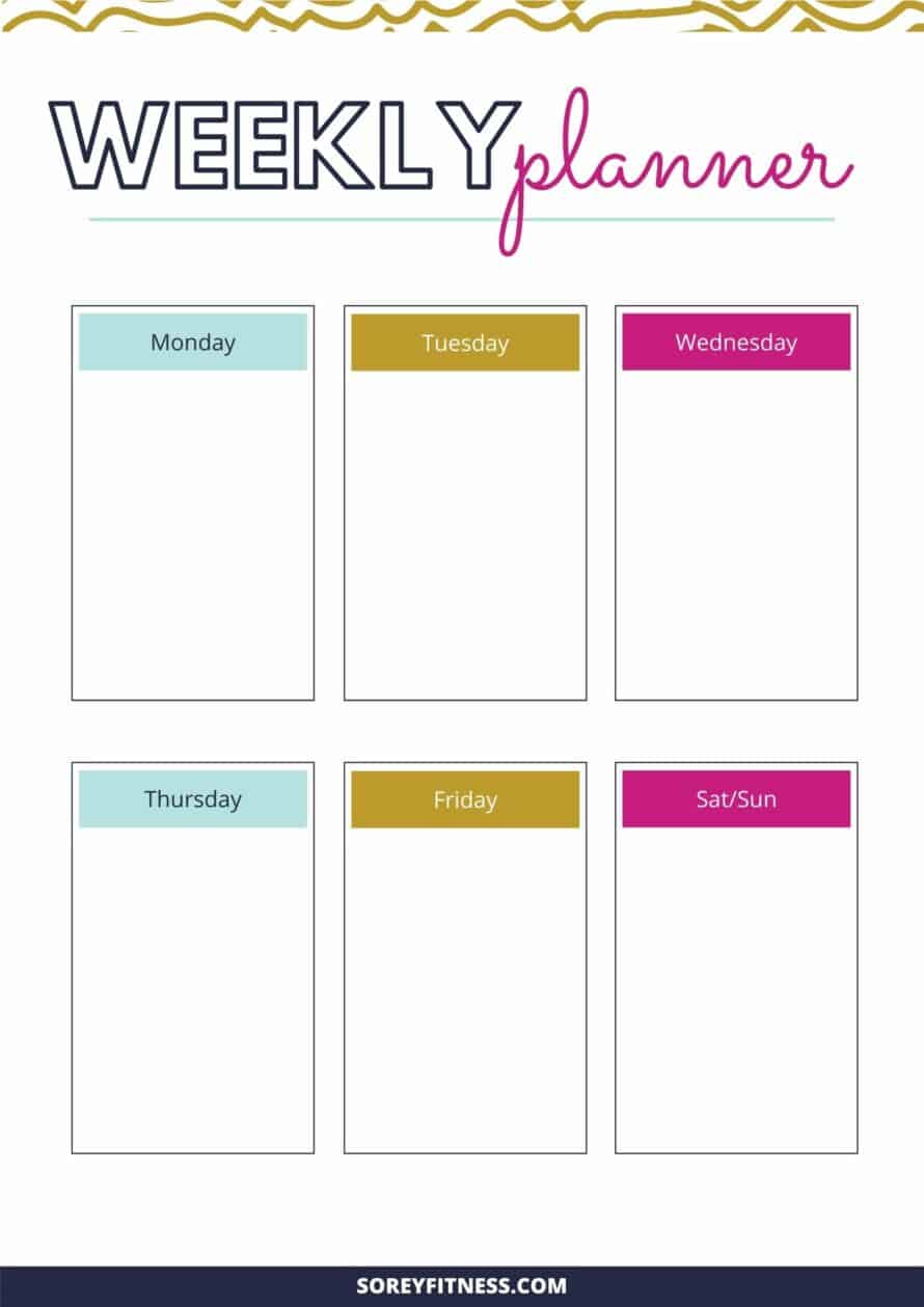 Monthly Weight Tracker | Track Body Weight Changes | Instant Download